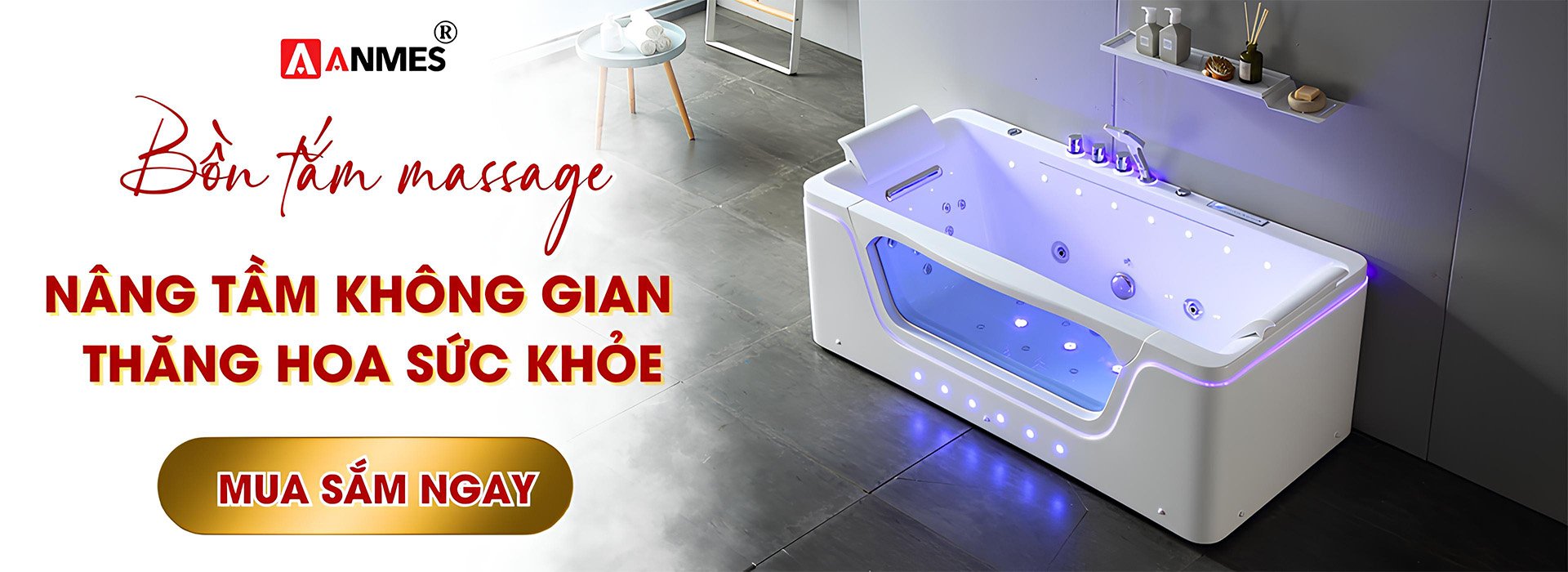 Anmes - Địa chỉ mua sắm bồn tắm massage DR 0018 uy tín, chất lượng hàng đầu
