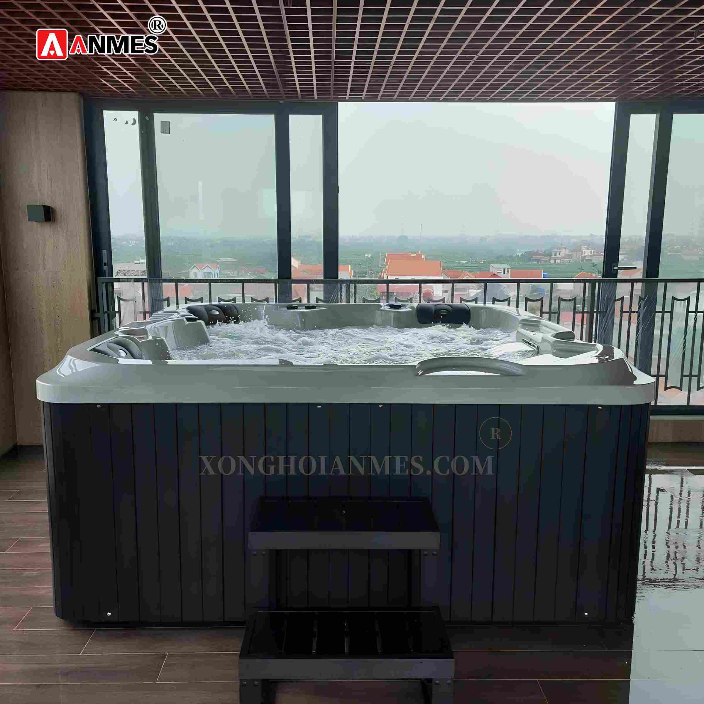 Bể sục jacuzzi nhập khẩu MONALISA M-3354