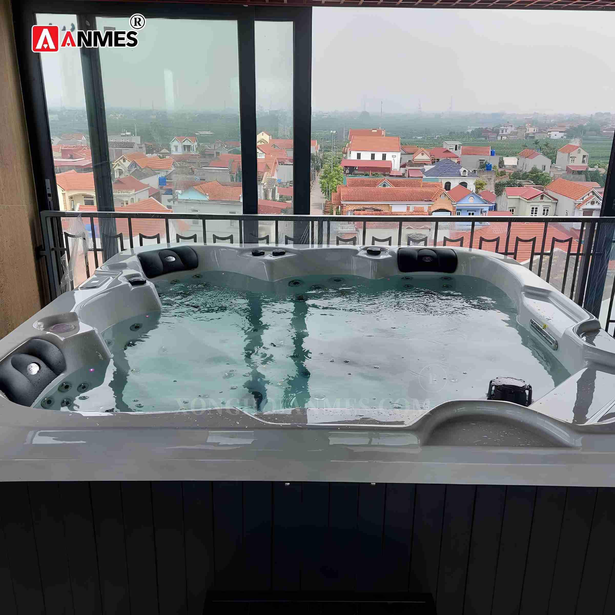 Bể sục jacuzzi nhập khẩu MONALISA M-3354