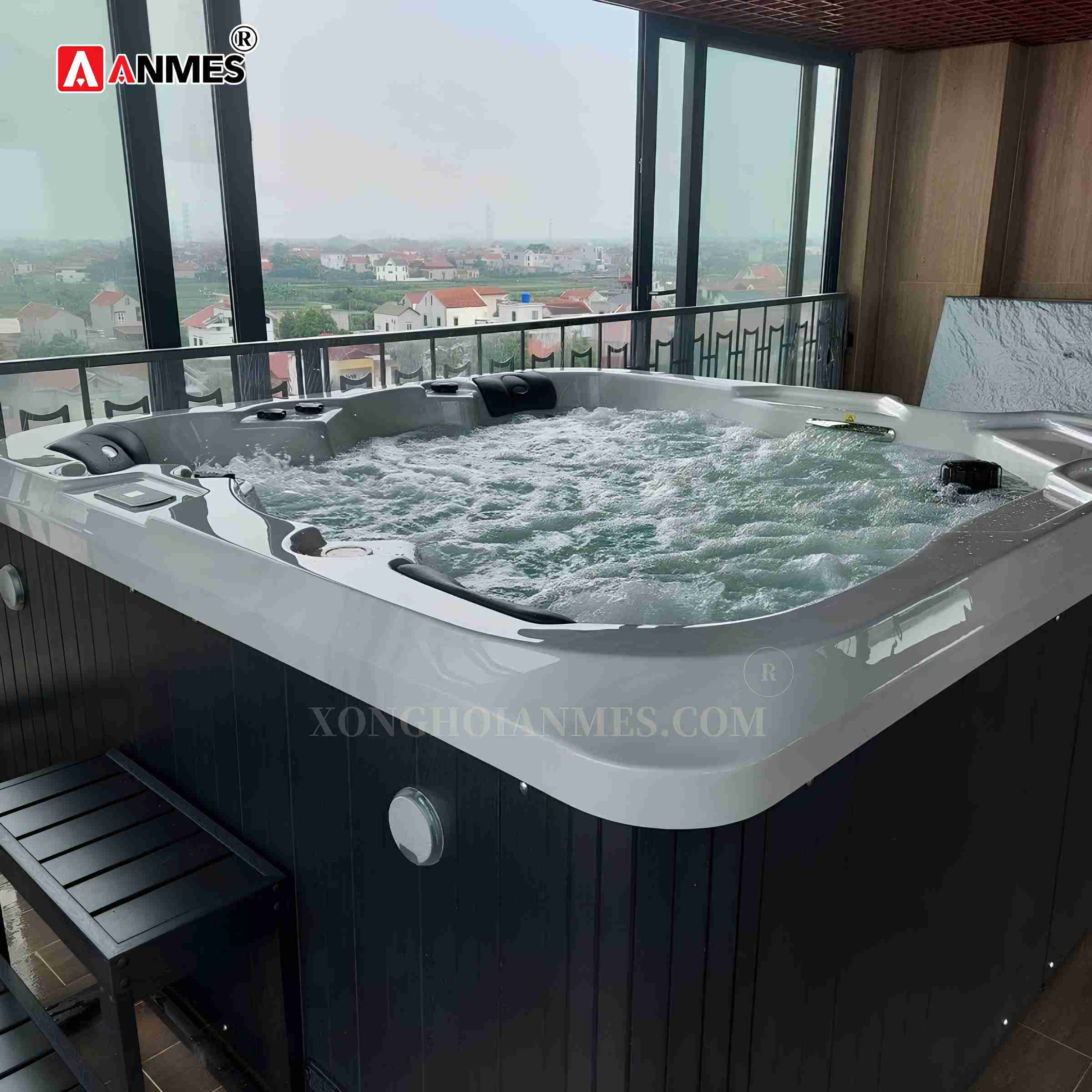 Bể sục jacuzzi nhập khẩu MONALISA M-3354