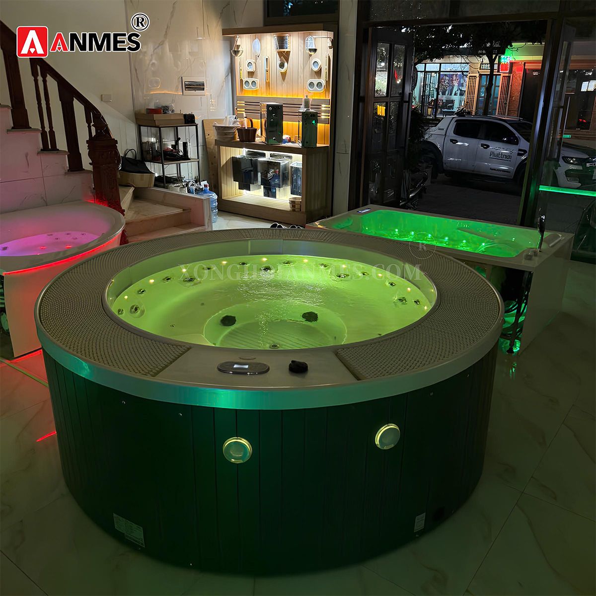 Bể sục jacuzzi nhập khẩu MONALISA M-3329