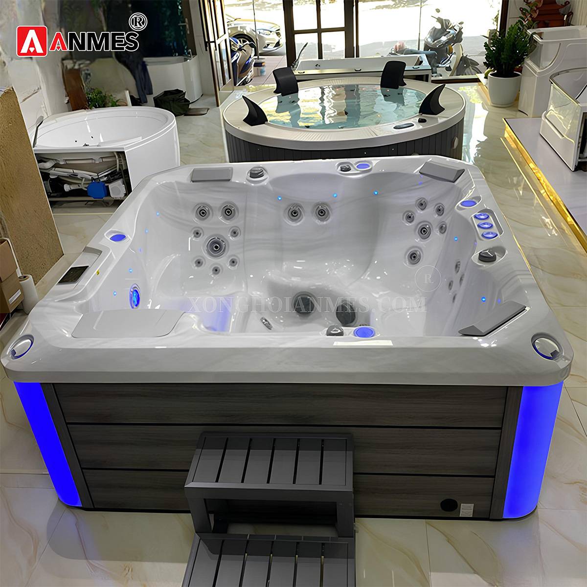 Khó khăn trong thay thế linh kiện bồn sục jacuzzi nhập khẩu
