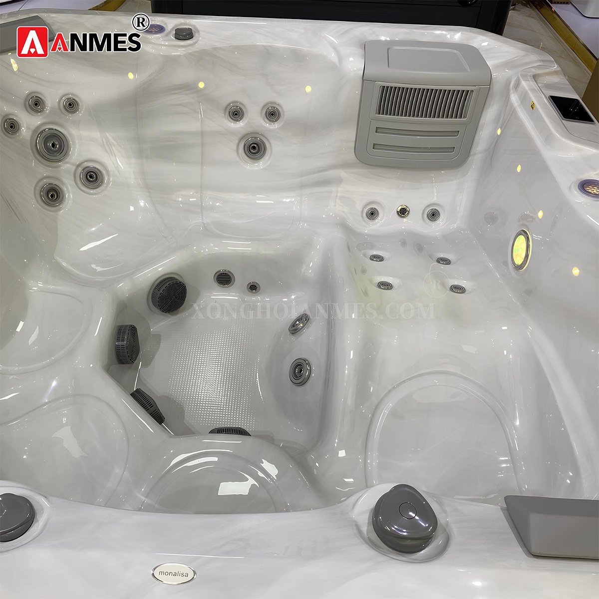 Bể sục jacuzzi nhập khẩu MONALISA M-3529