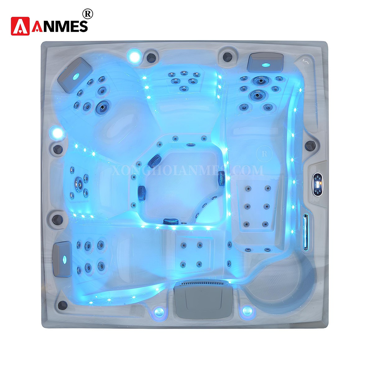 Bể sục jacuzzi nhập khẩu MONALISA M-3550