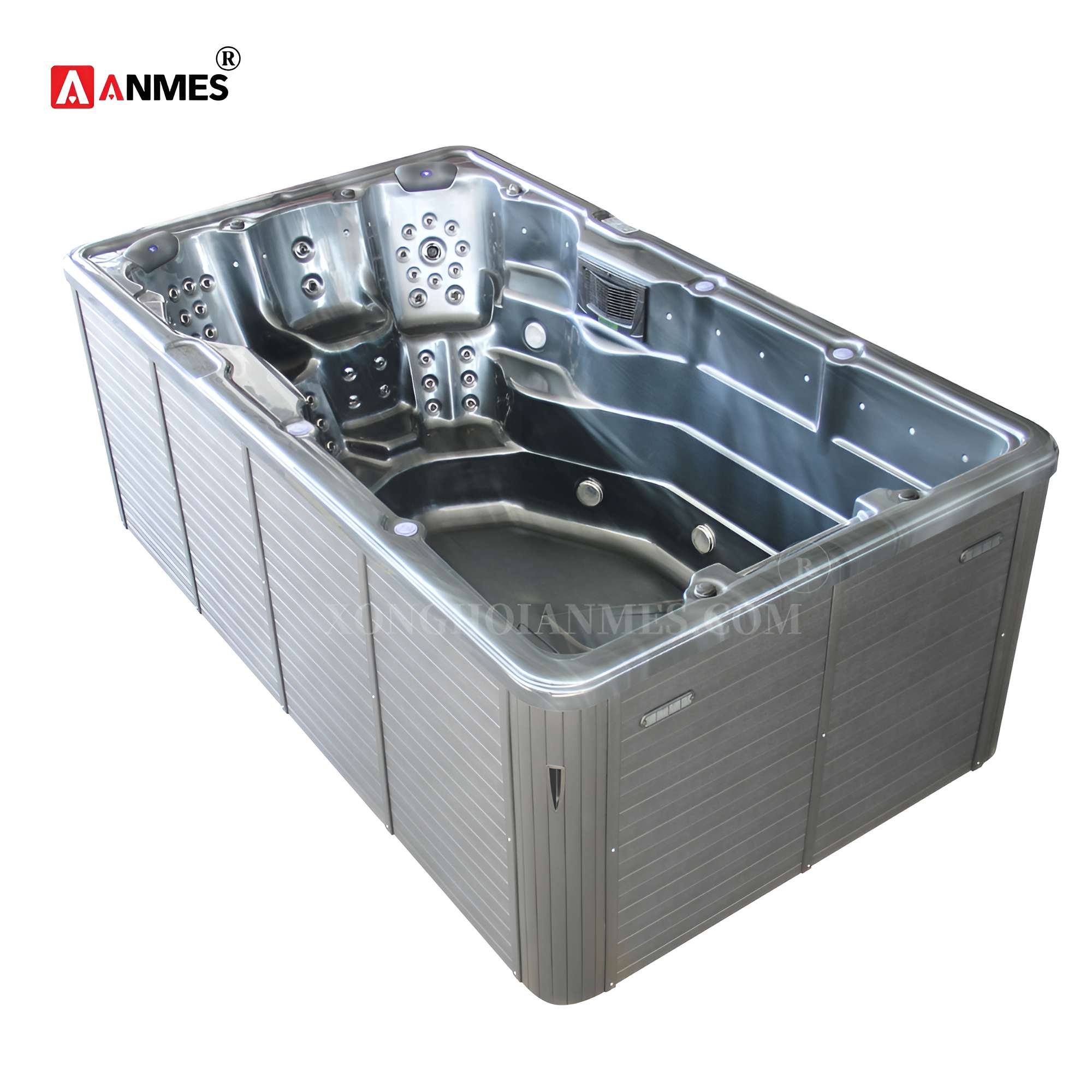 Bể bơi sục jacuzzi Swim Eros - Tích hợp hệ thống máy gia nhiệt 3kw