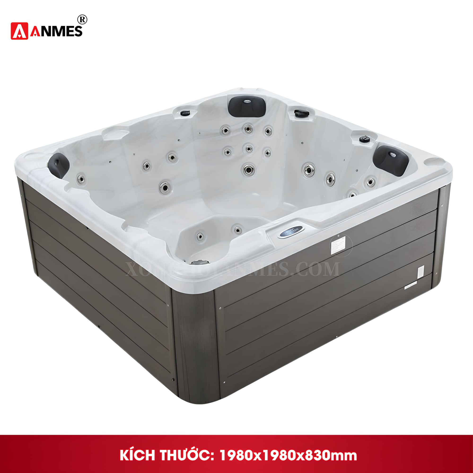 Mẫu bể sục jacuzzi Monalisa M3300