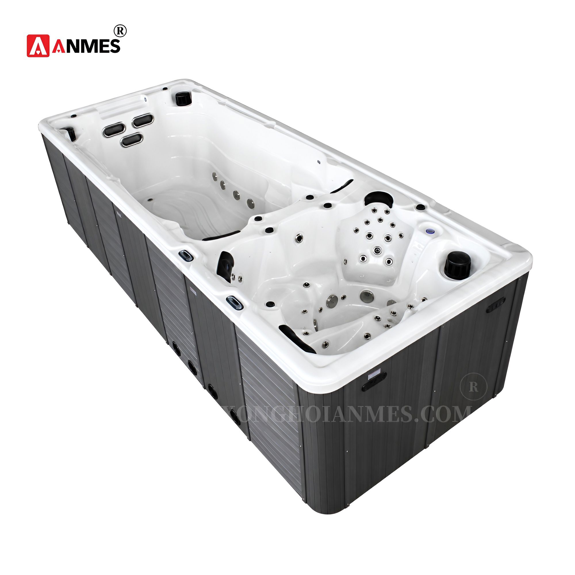 Chất lựa nhựa Acrylic cao cấp của bể bơi sục jacuzzi Swim Andros