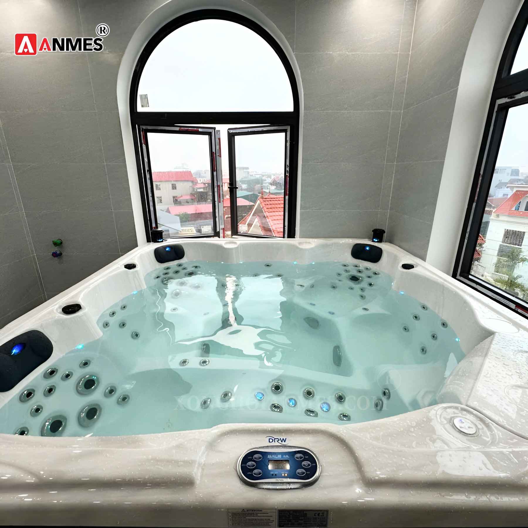 Anmes - Đơn vị cung cấp, lắp đặt bể sục jacuzzi nhập khẩu chính hãng, giá cả cạnh tranh nhất 