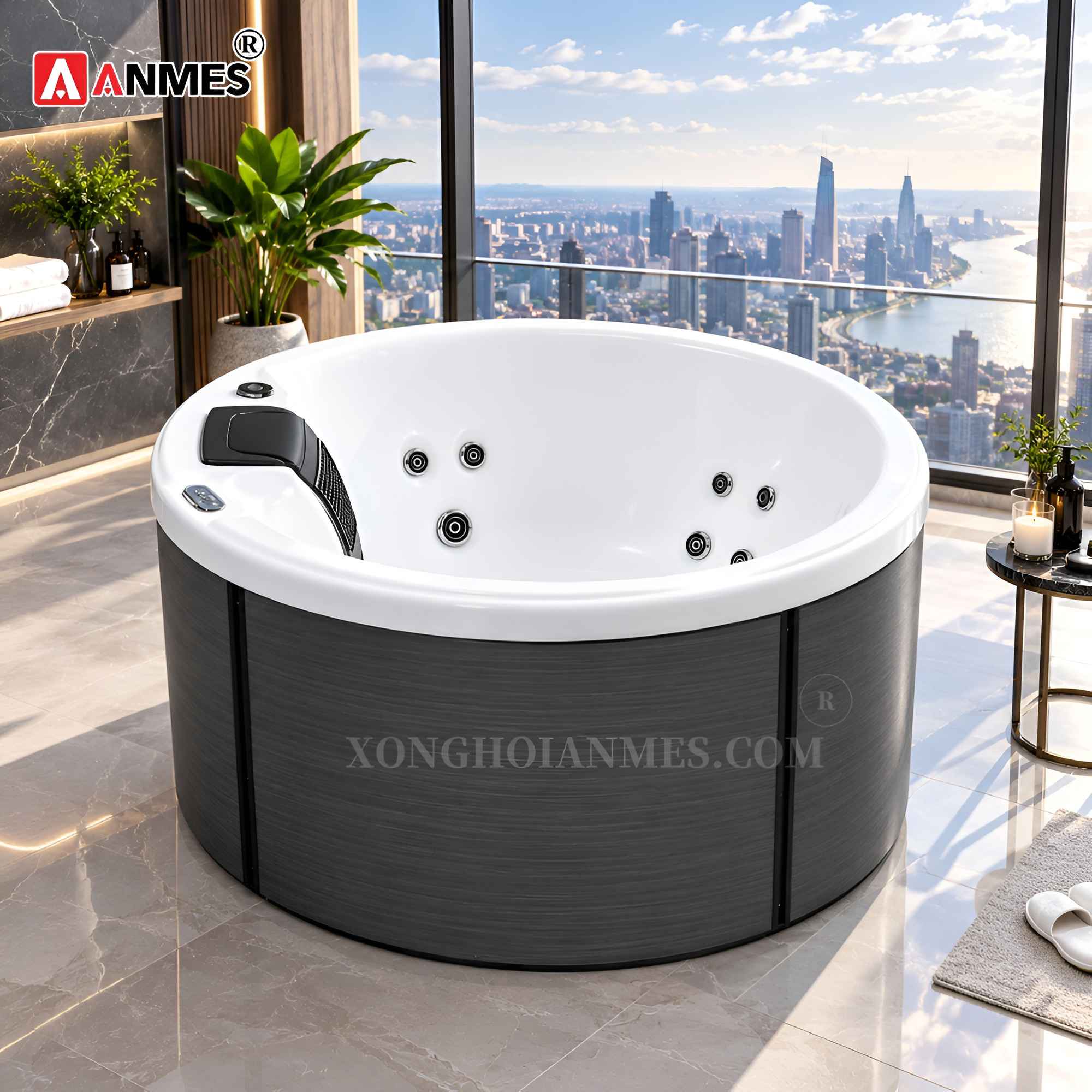 Bể Sục Jacuzzi Nhập Khẩu SPA 7017