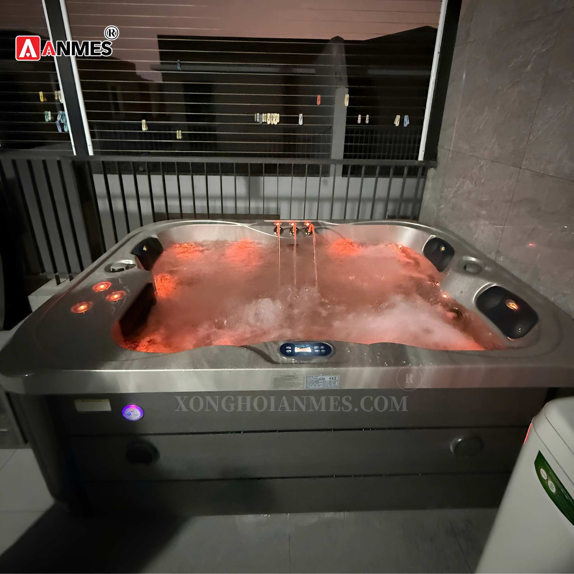 Bể sục jacuzzi nhập khẩu Spa 1912