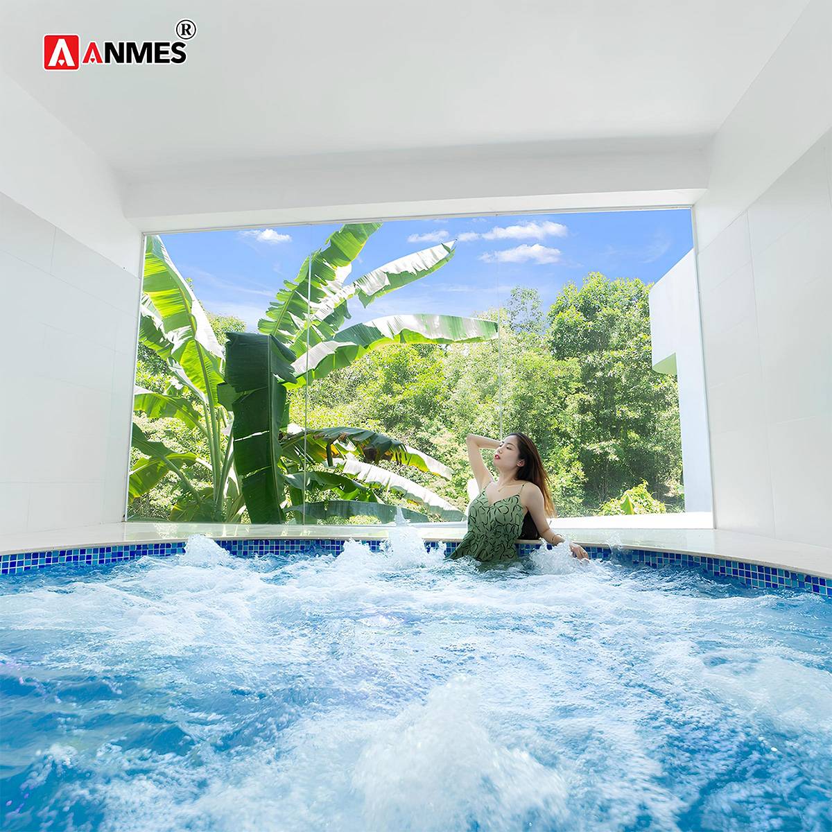 Bể Sục Jacuzzi Thiết Kế A3024