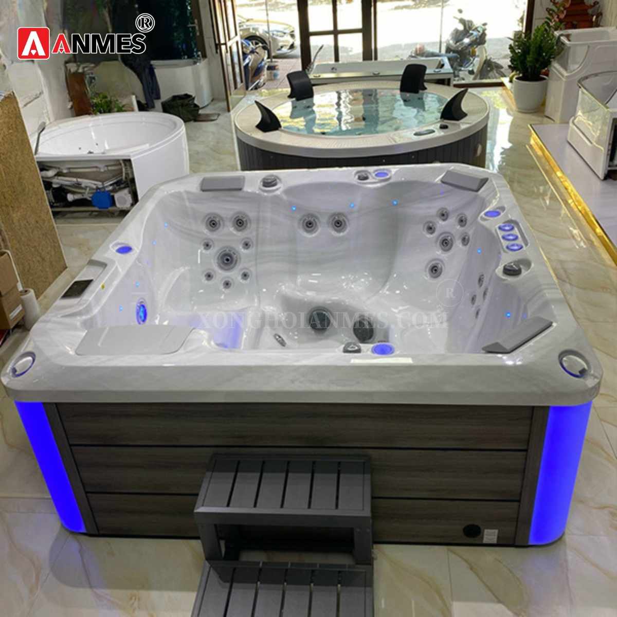 Bể sục jacuzzi nhập khẩu MONALISA M-3529