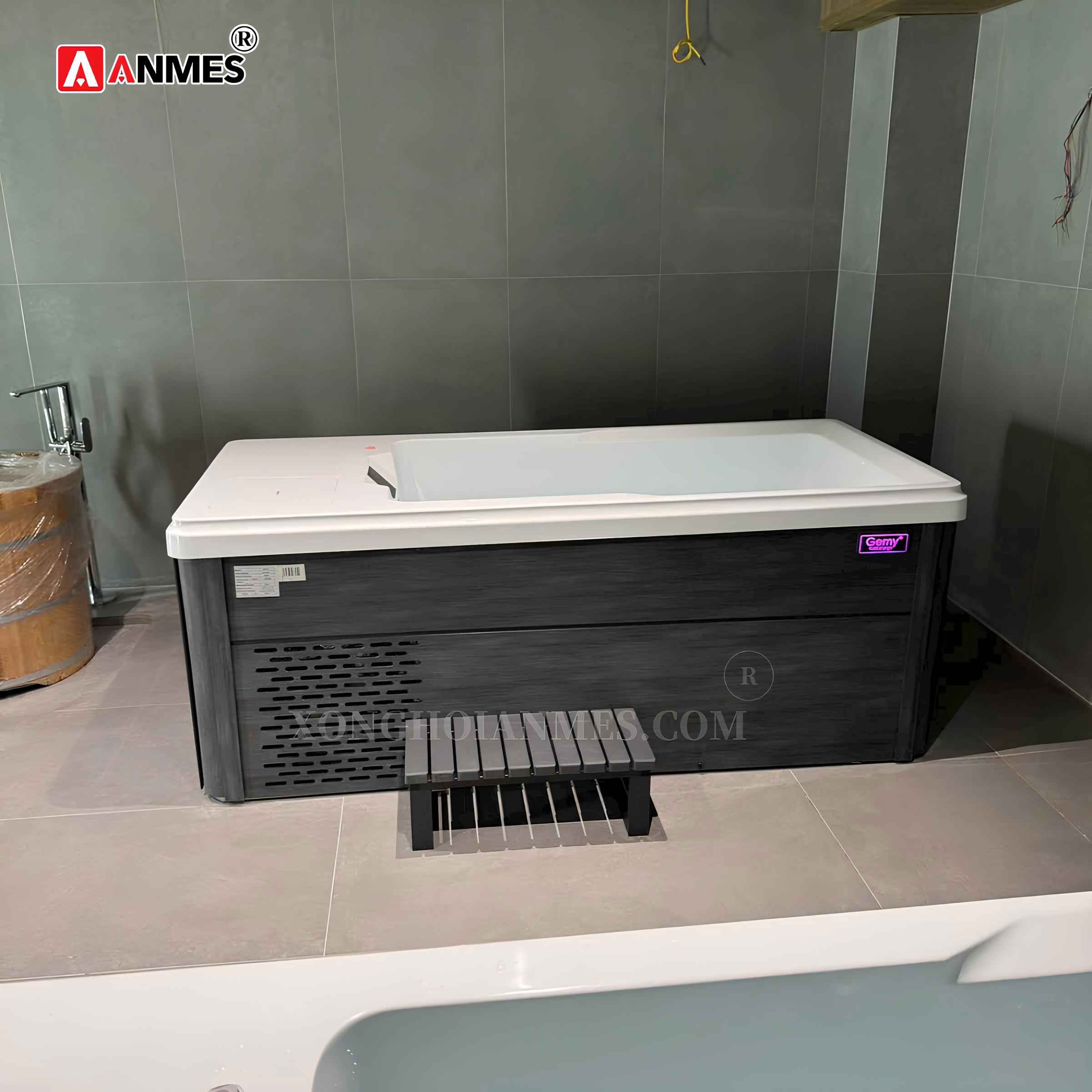 Hệ thống cấp và xả nước của bồn ngâm l