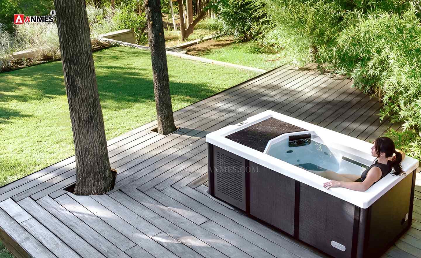 Sử dụng bồn ngâm lạnh giúp giảm căng thẳng, giảm stress