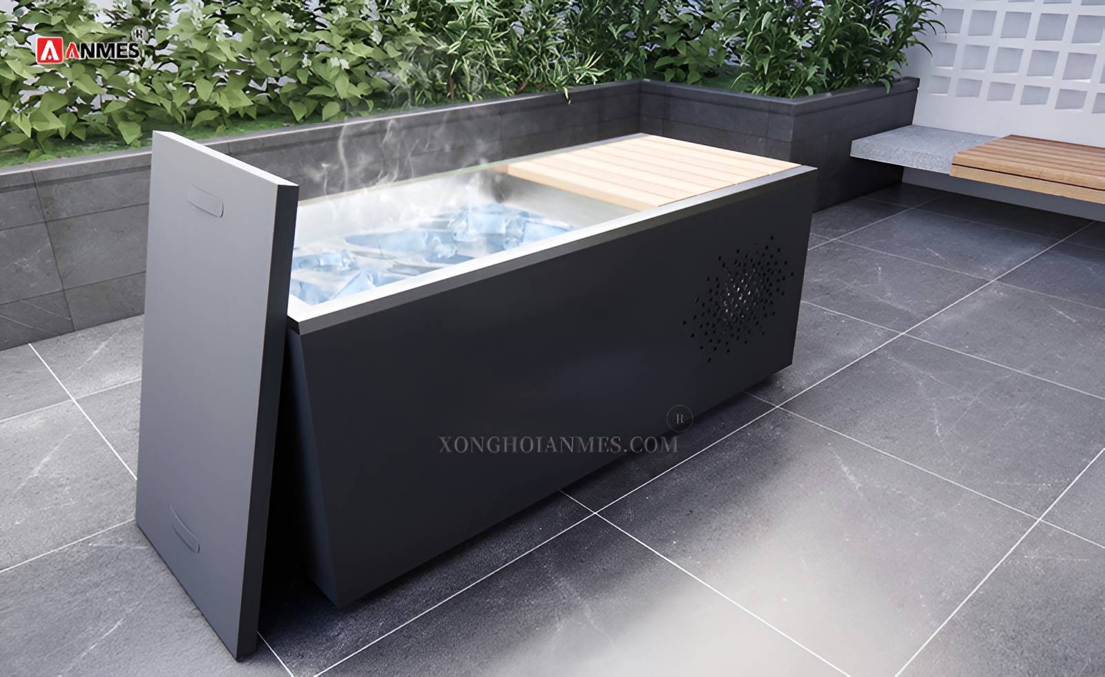 Hệ thống bơm, tuần hòa nước của bồn ngâm l