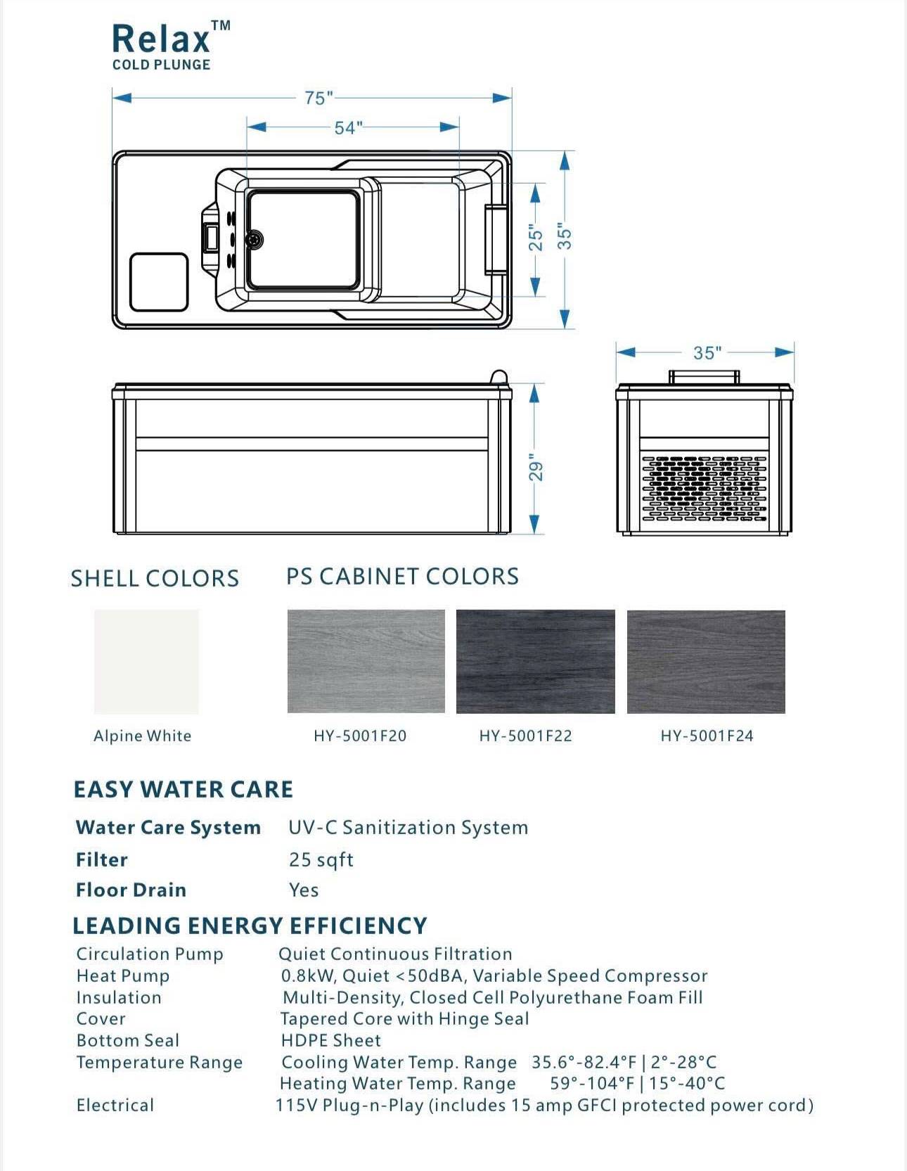 Bồn ngâm lạnh Cold Plunge ACL 001