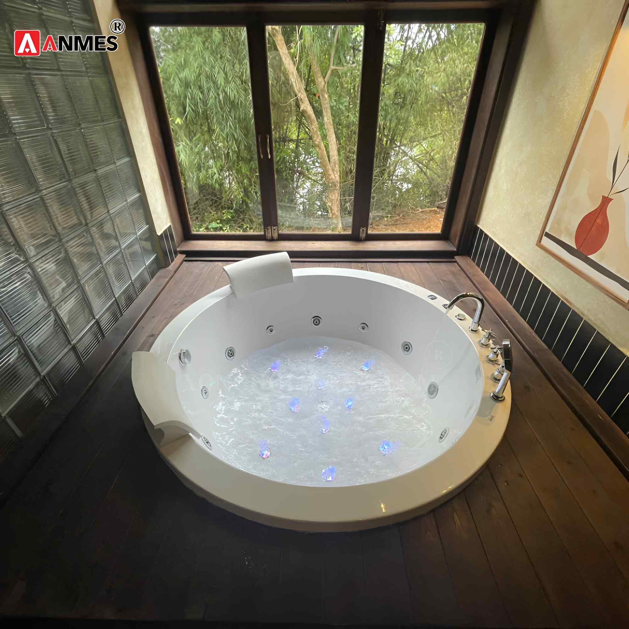 Anmes - Đơn vị cung cấp, lắp đặt trọn gói bồn tắm nằm xây cho gia đình, khách sạn, resort