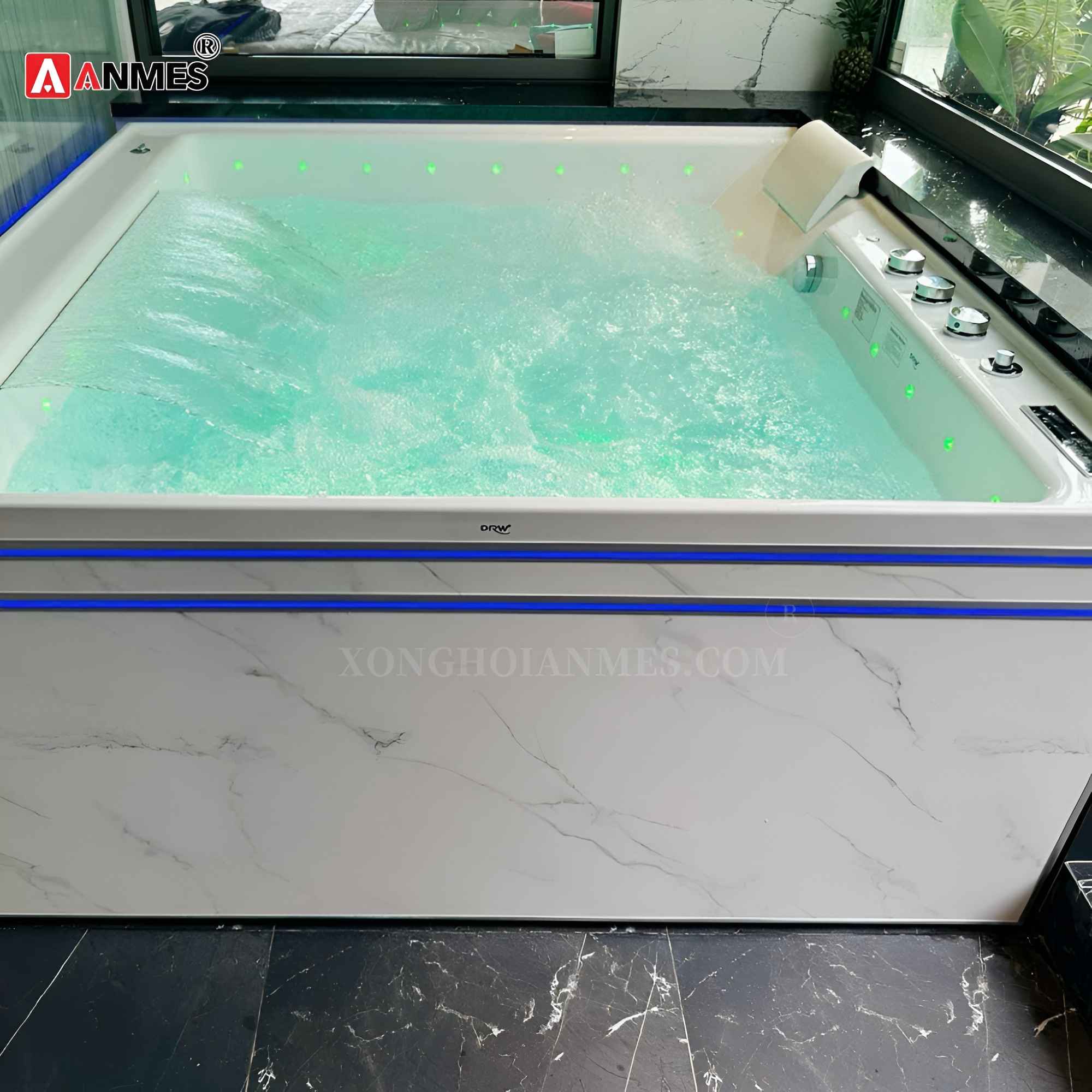 Thiết kế bồn tắm massage tại biệt thự Gamuda