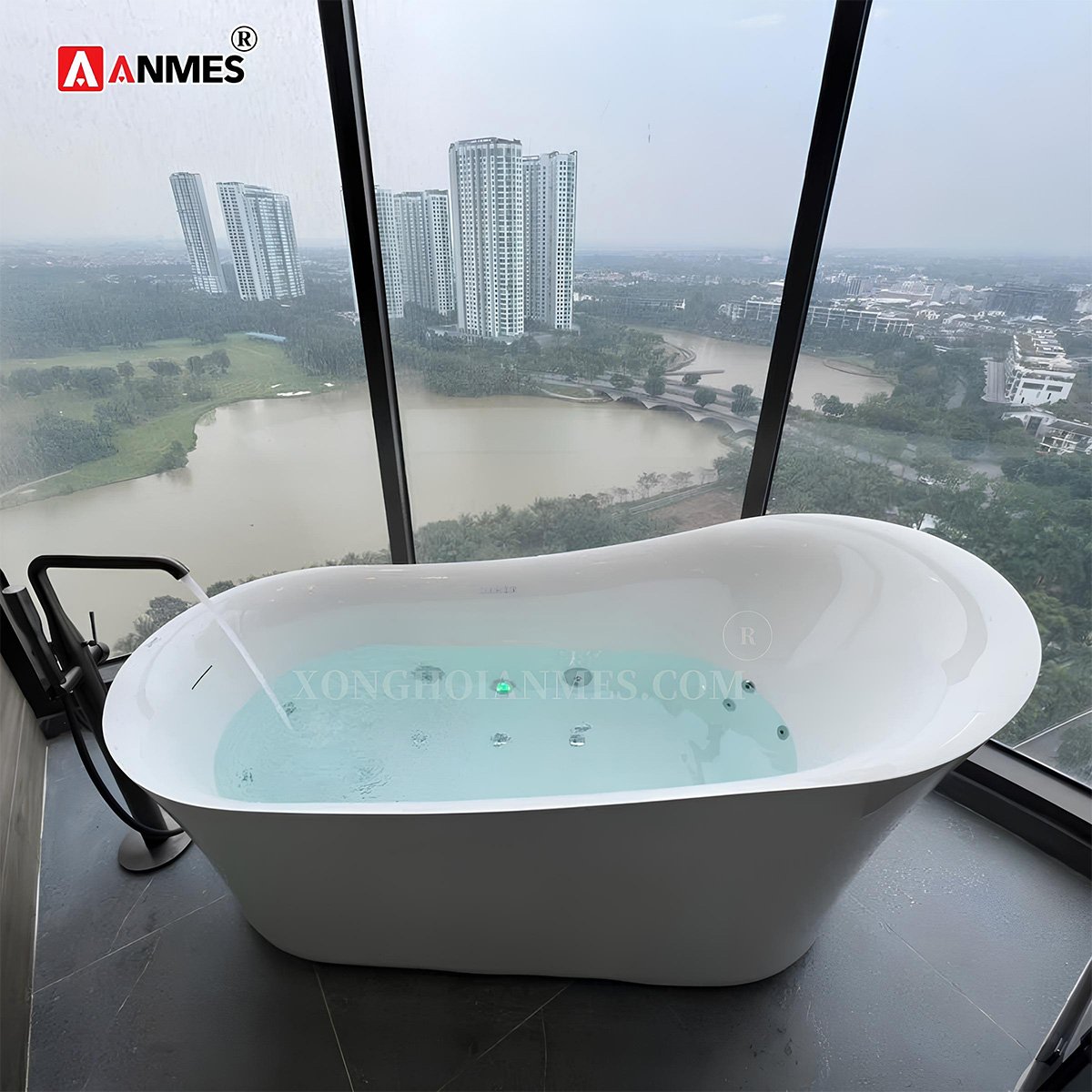 Chú ý đến kiểu dáng và kích thước bồn tắm khách s