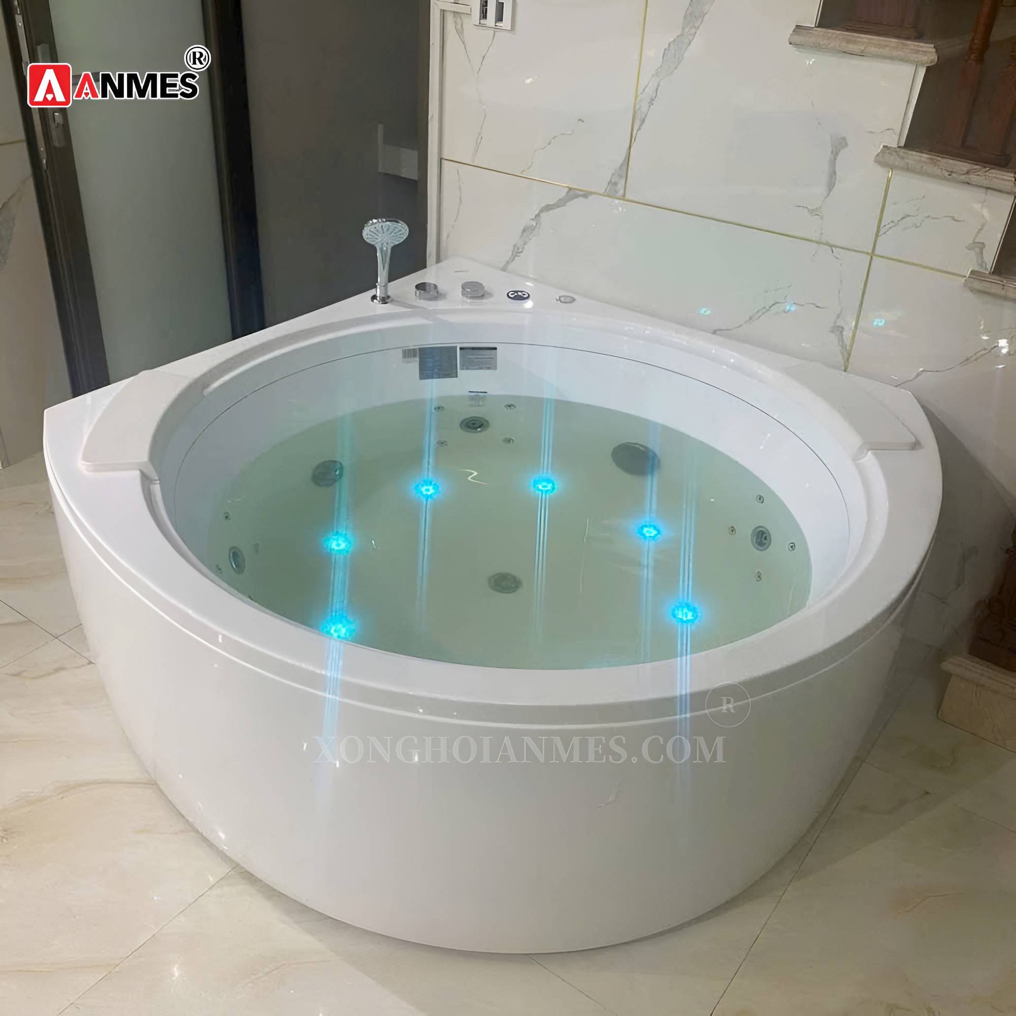 Anmes JSC - Tổng kho cung cấp, lắp đặt bồn tắm massage Gemy G9537 chính hãng, giá tốt