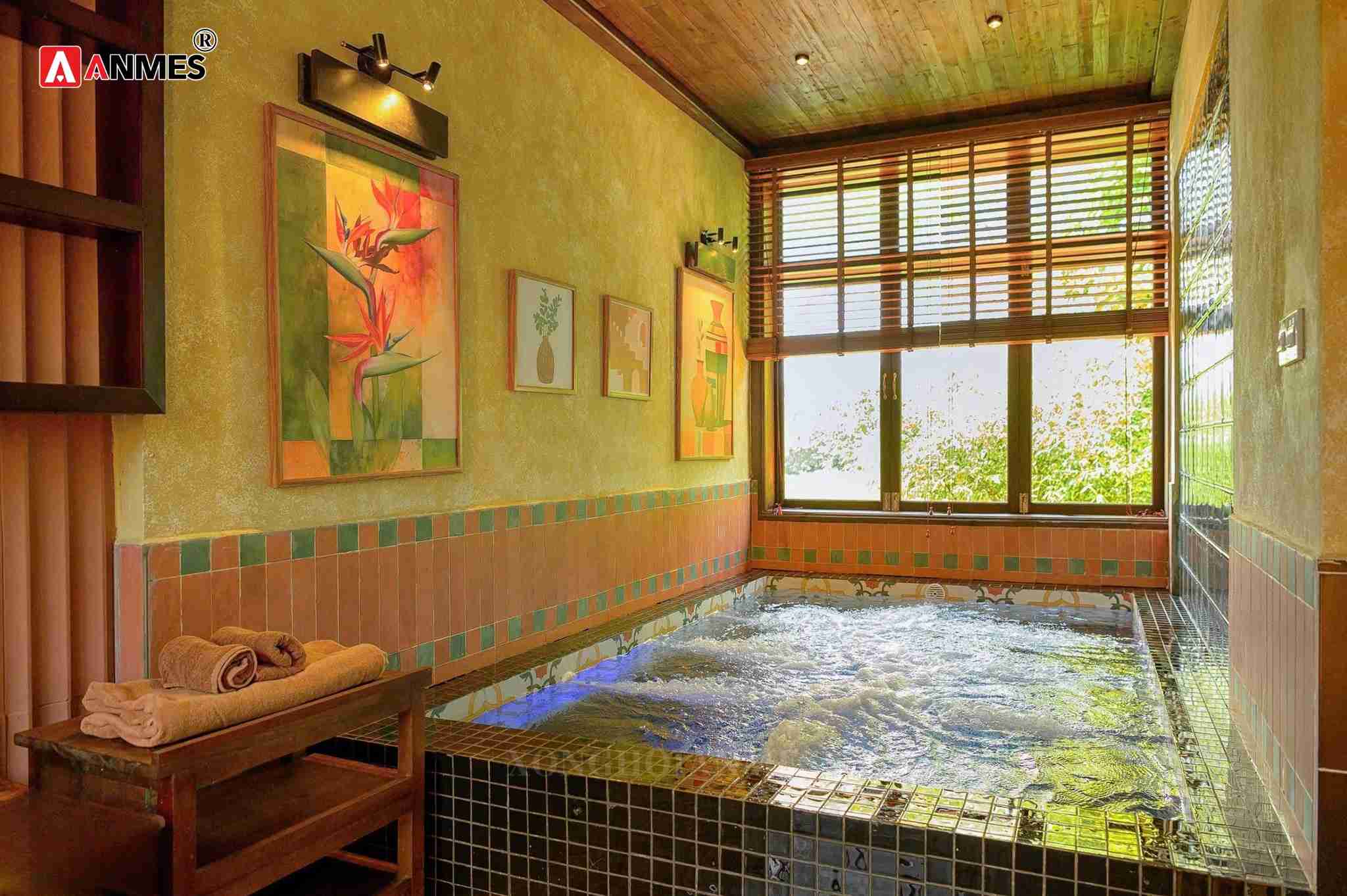 Bể sục jacuzzi tại Mộc Lâm Viên Resort