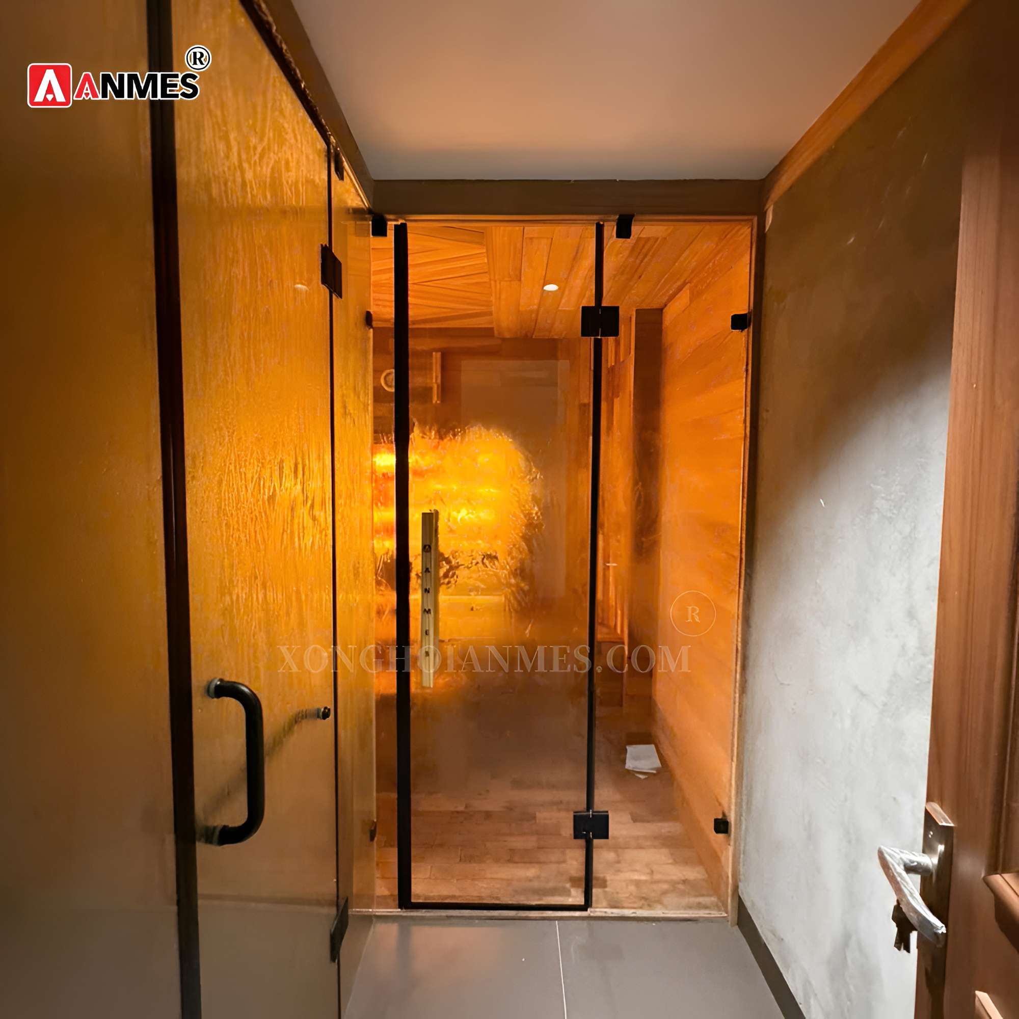 Dự án phòng xông đá muối, xông hơi ướt, bồn tắm massage tại biệt thự Ba Vì