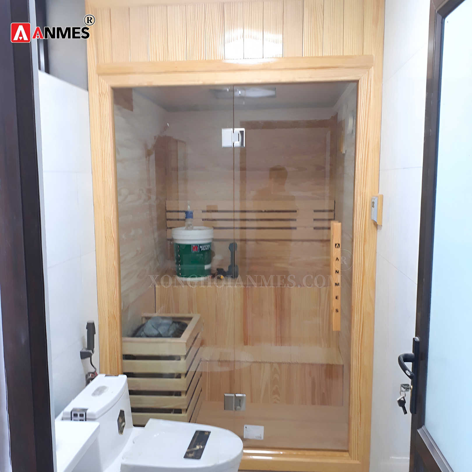 Bàn giao lắp đặt phòng xông hơi khô gia đình tại Cao Bằng