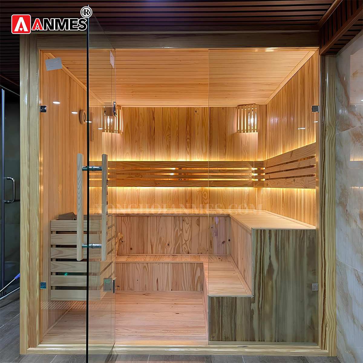 ANMES - Đơn vị thiết kế, thi công phòng xông hơi khô giá xưởng, uy tín