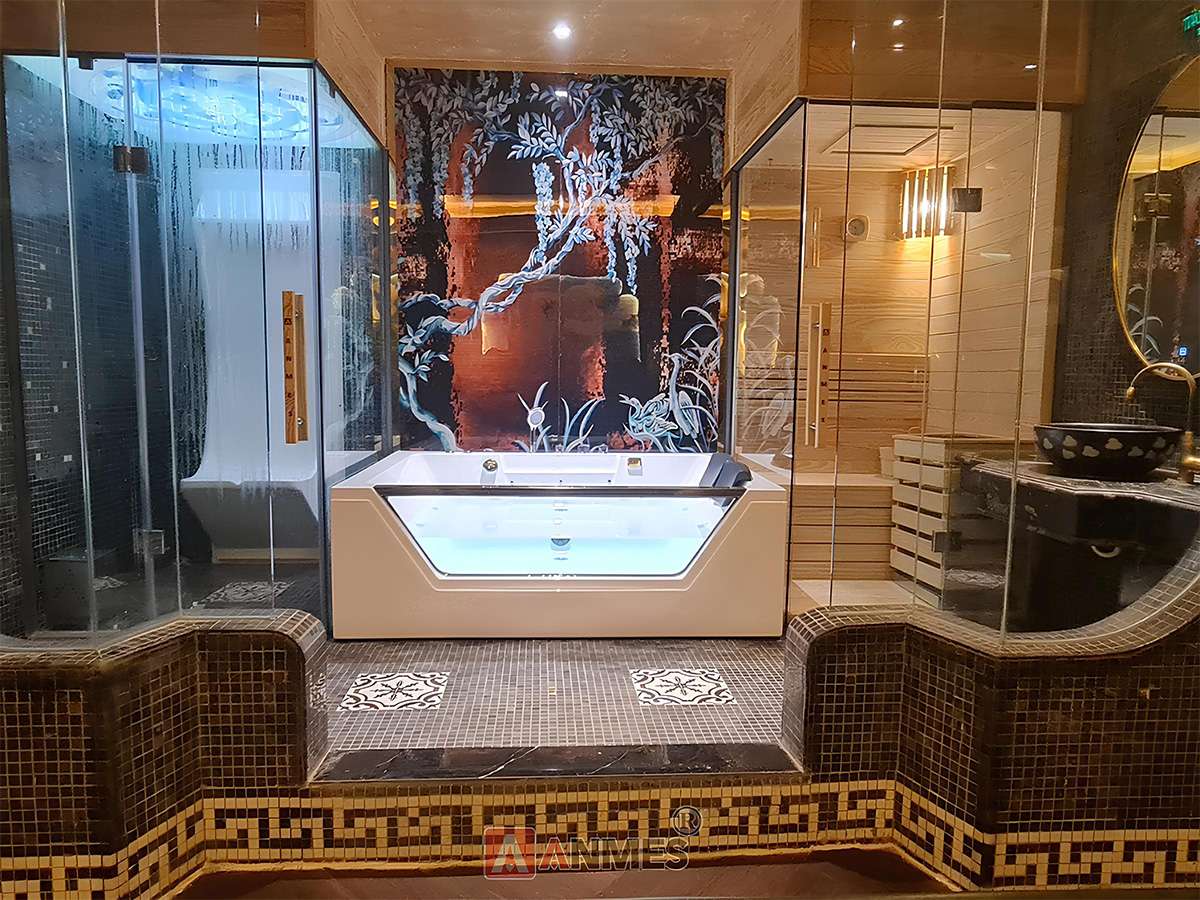 Dự Án Phòng Xông Hơi - Bồn Tắm tại Mạnh Quân Luxury Hotel