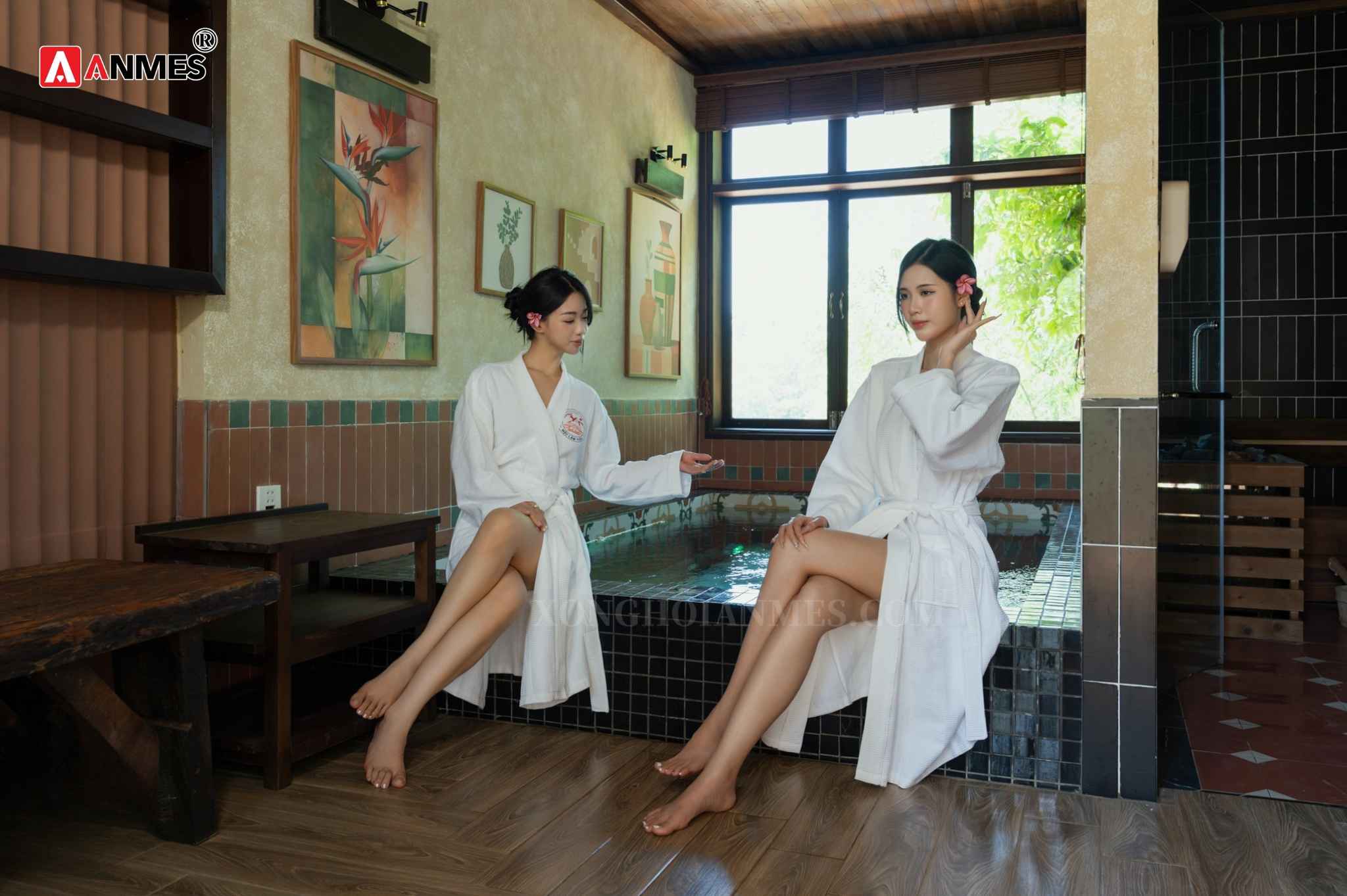 Thư giãn toàn thân trong khu wellness spa tại resort