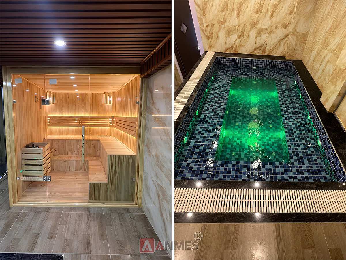 Dự Án Phòng Xông Hơi Khô - Ướt - Bể sục jacuzzi Anh Dũng - Hà Nội