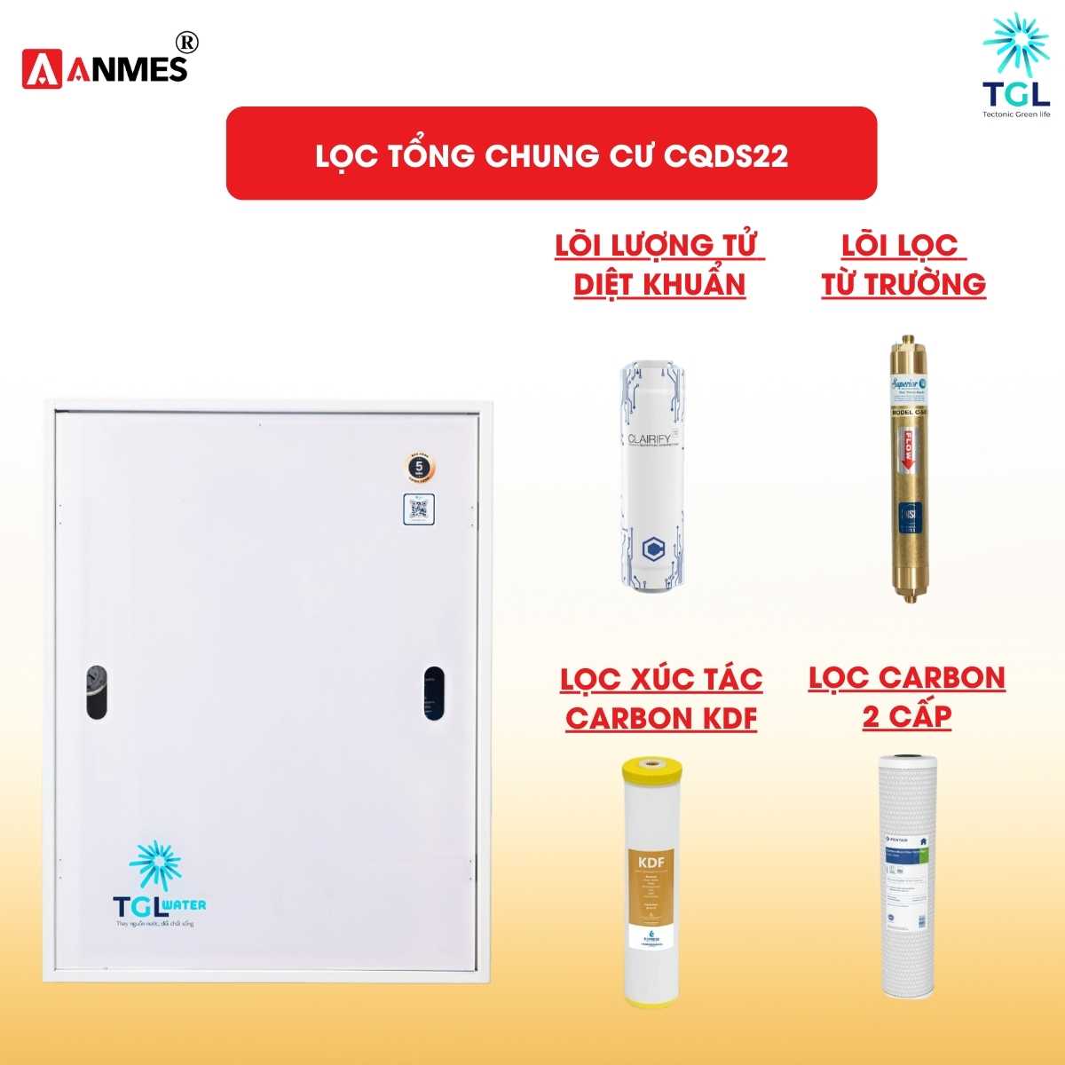 Lọc Tổng Đầu Nguồn TGL Water _ CQDS22