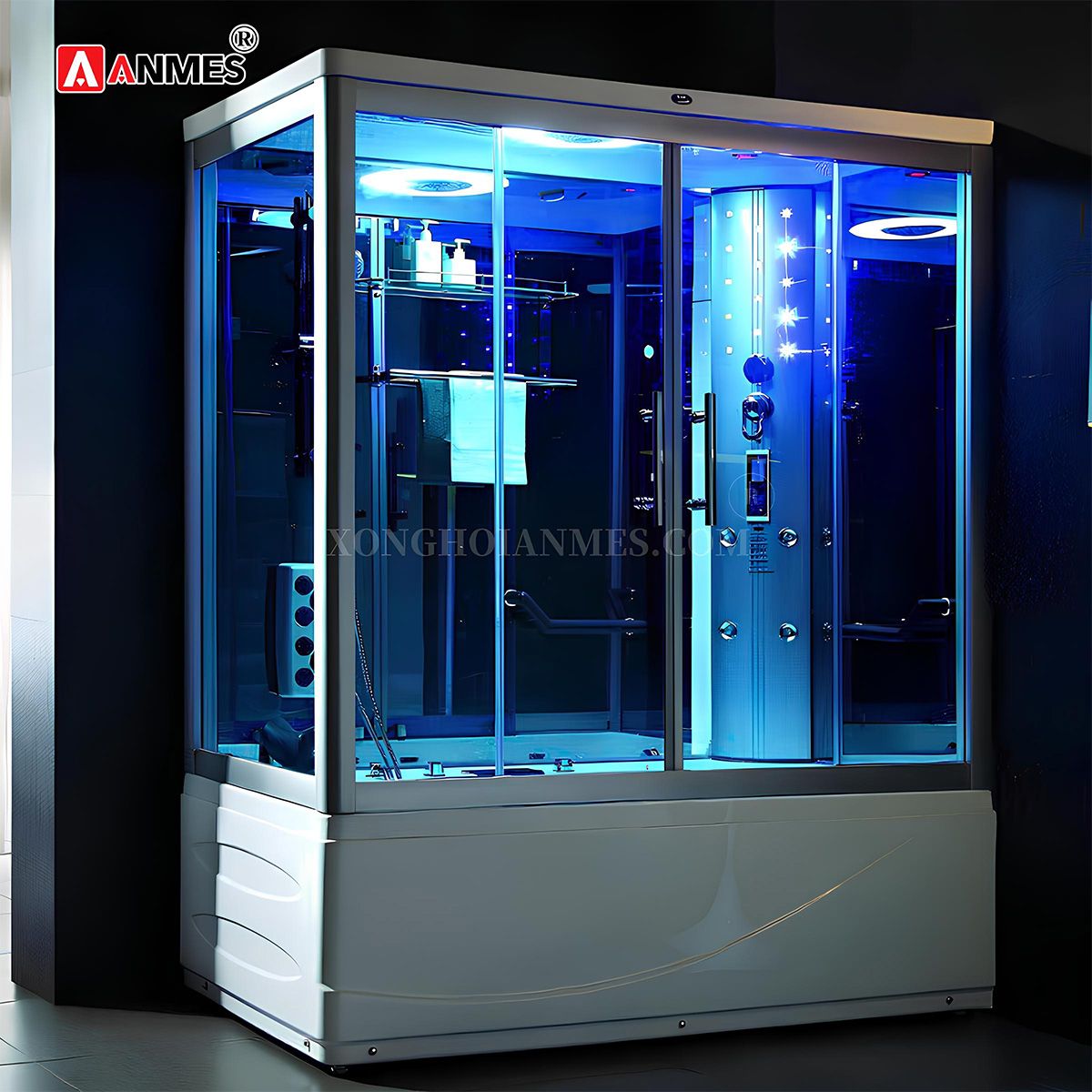 Phòng Xông Hơi Nhập Khẩu Gemy FS-8825