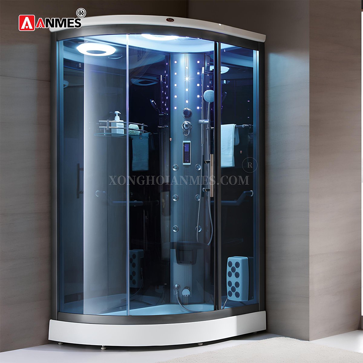 Phòng Xông Hơi Nhập Khẩu Gemy FS-8833