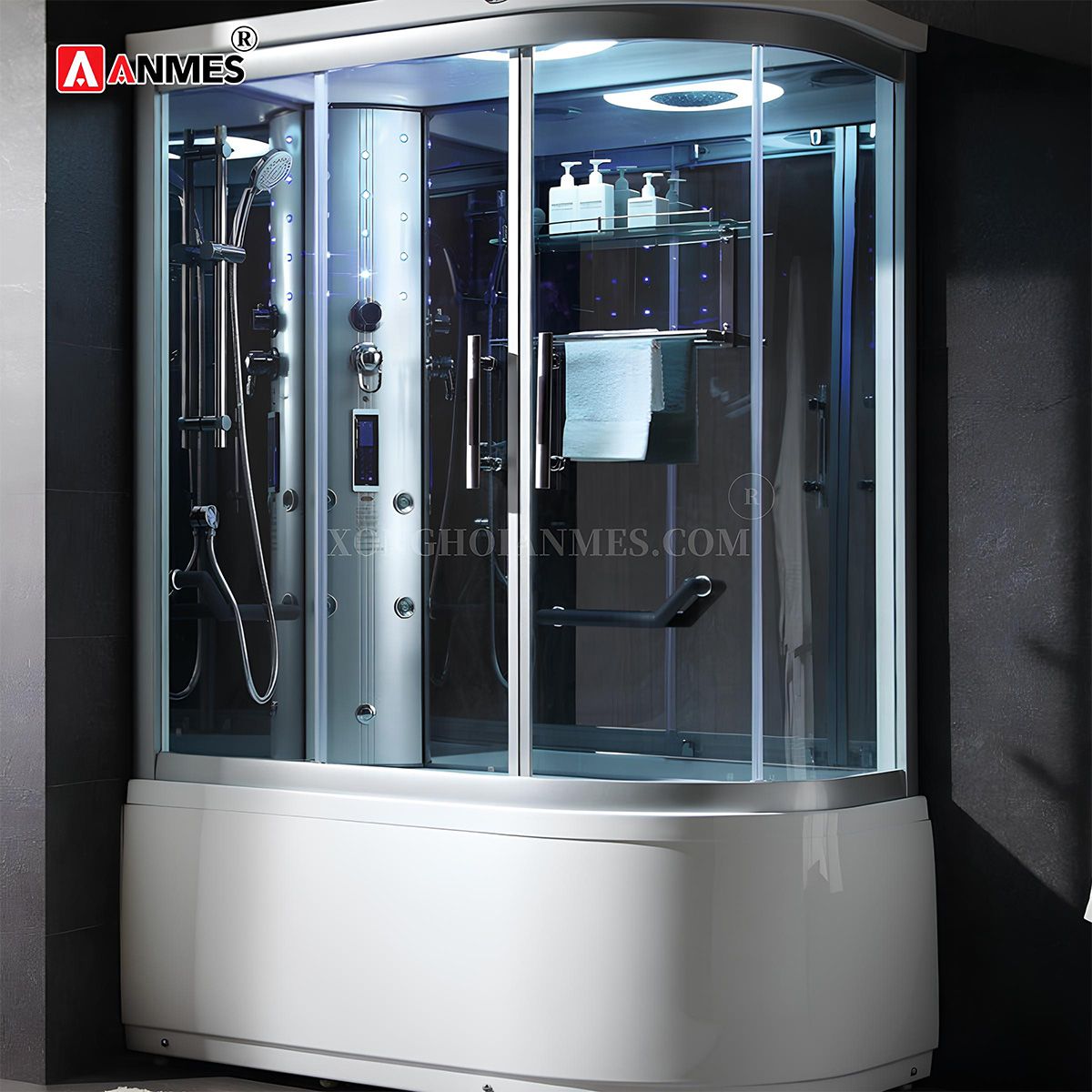 Phòng Xông Hơi Nhập Khẩu Gemy FS-8837