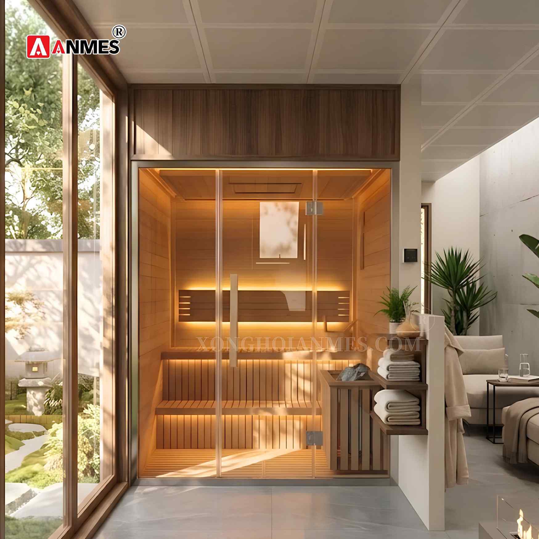 Nhu cầu thiết kế, lắp đặt phòng xông hơi tại KĐT Vinhomes Olympic