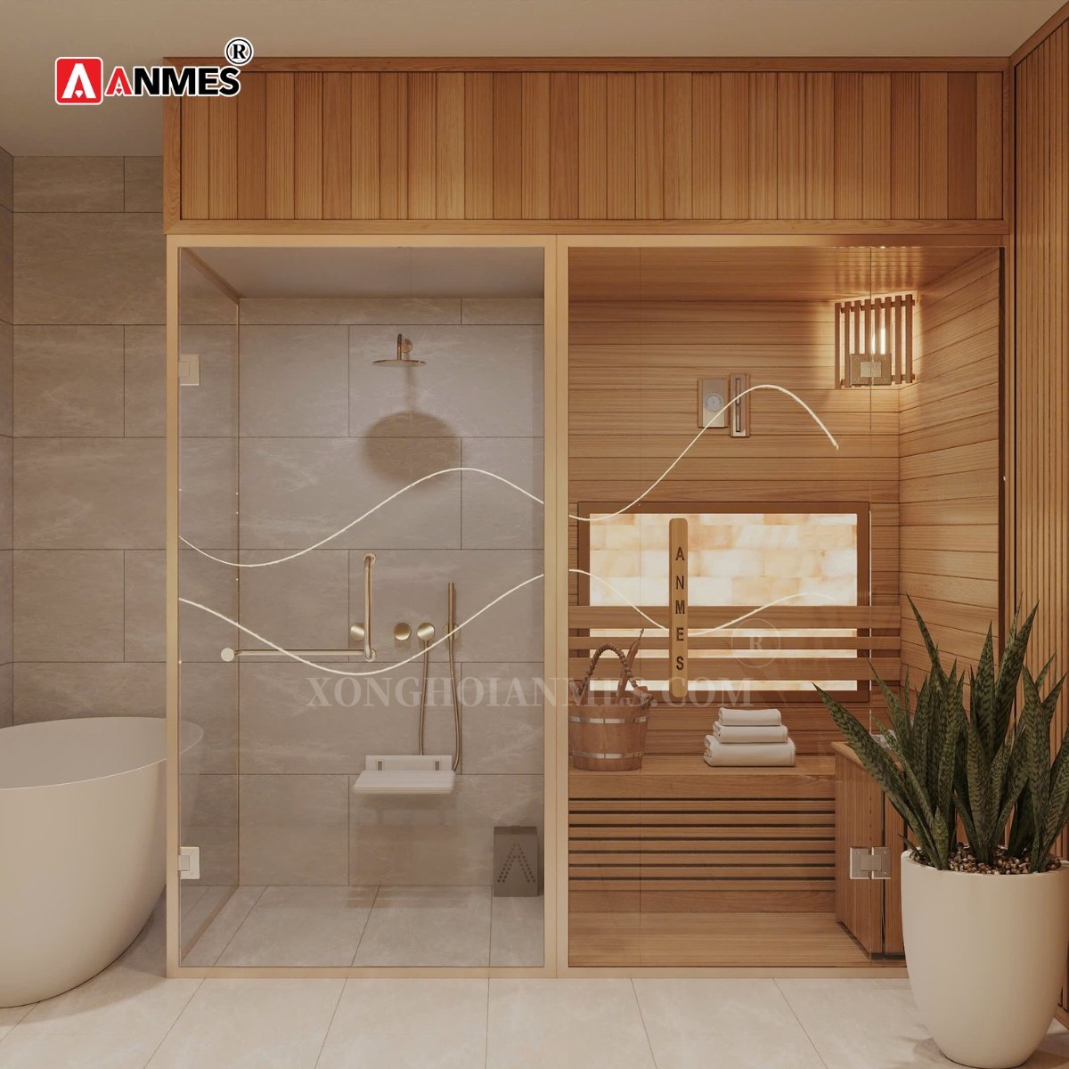 Phòng Xông Hơi Đá Muối A1315-B