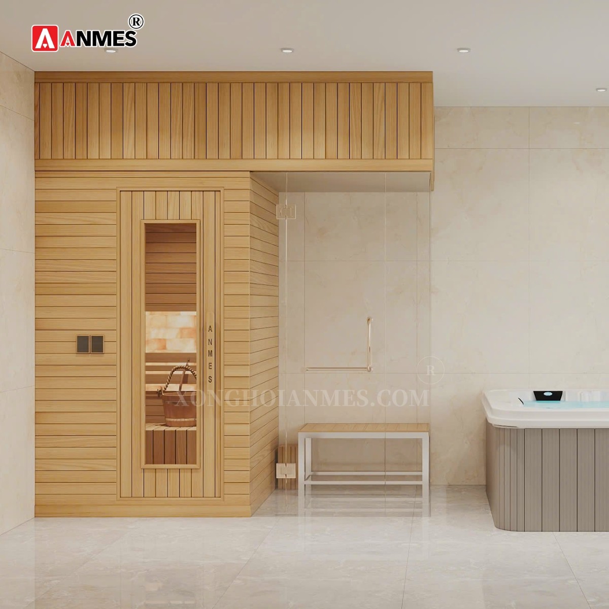 Phòng Xông Hơi Đá Muối A1312-B