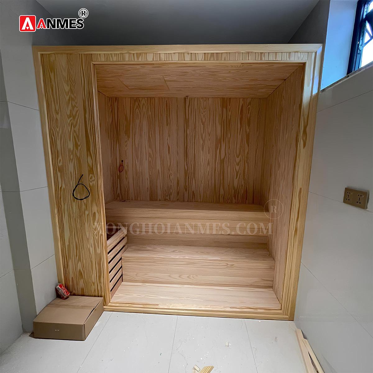 Diện tích & vị trí lắp đặt phòng xông hơi tại homestay