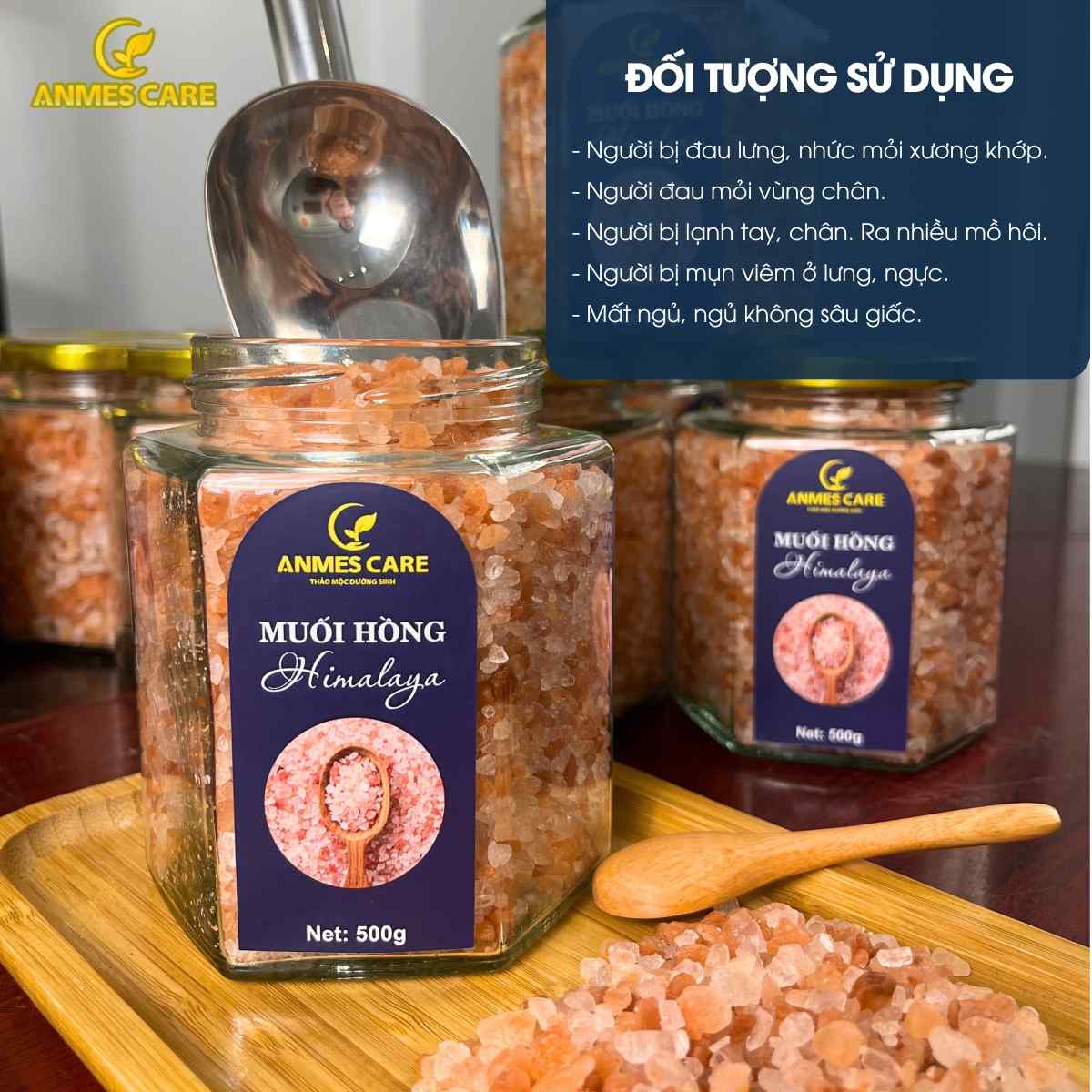 Muối hồng Himalaya ngâm chân - Anmescare