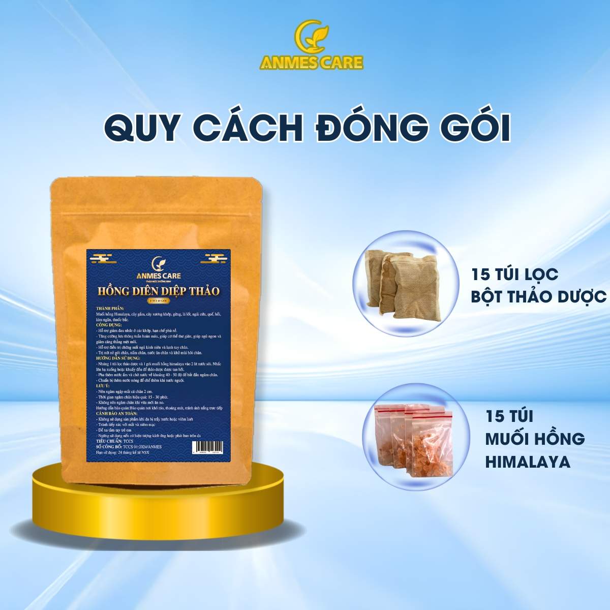 Thảo dược ngâm chân dân tộc Dao Đỏ - Anmescare