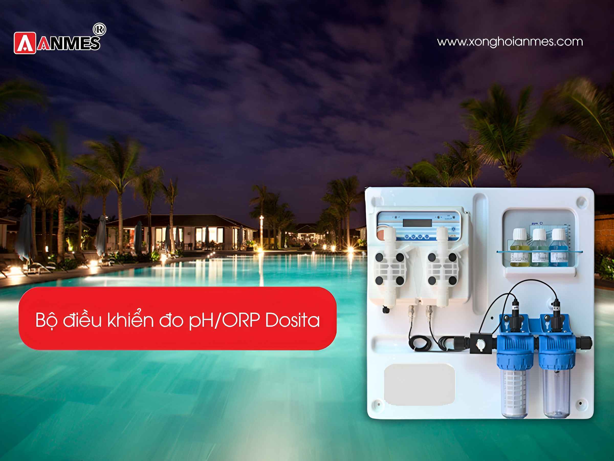 Đặc điểm của bộ điều khiển đo pH/ORP Dosita ME DUAL PH-RX