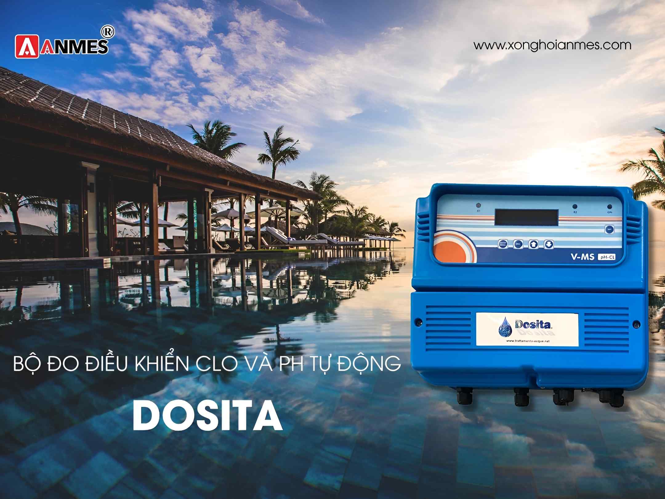 Ưu điểm của Bộ đo điều khiển Clo và PH tự động Dosita VMS pH Rx(ORP)