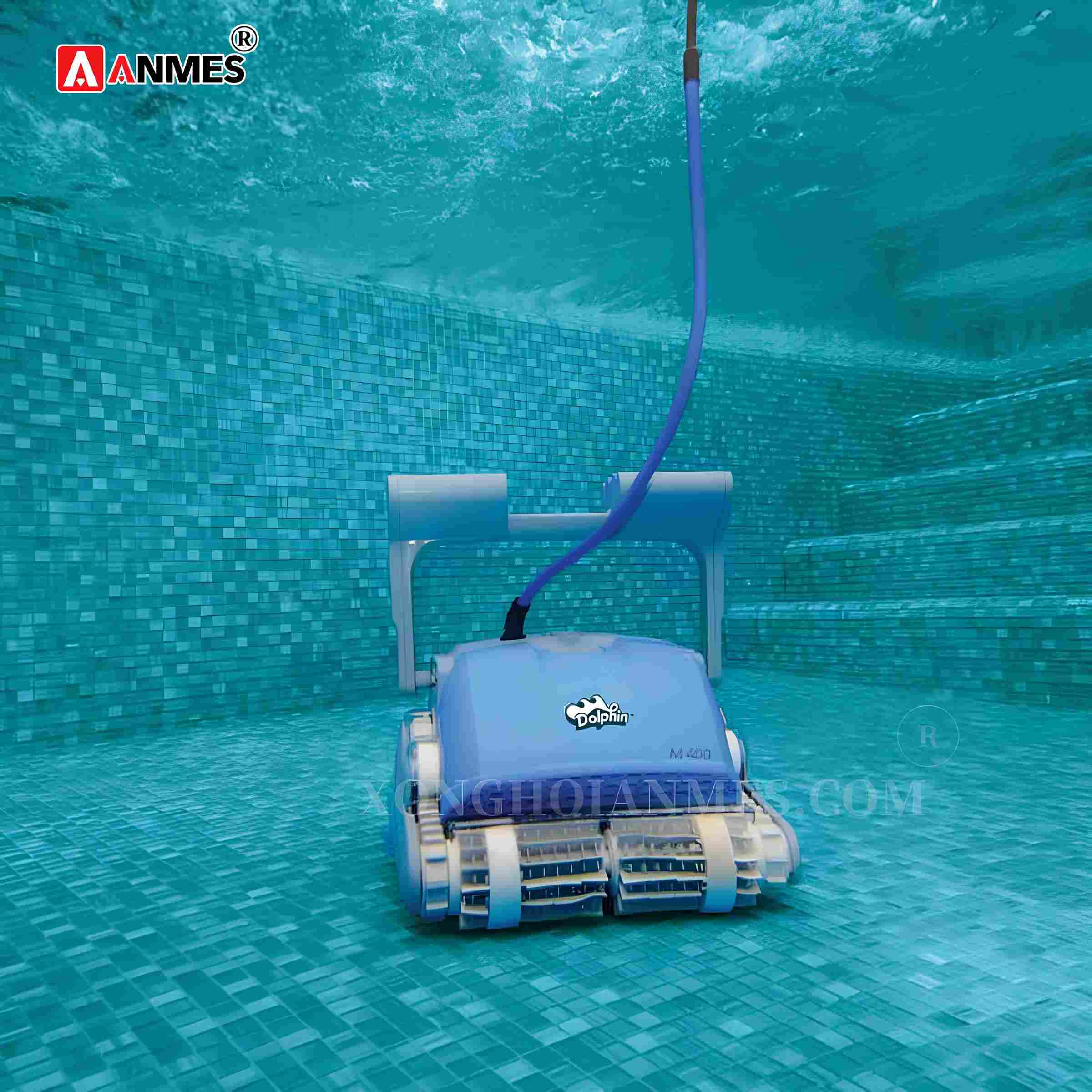 Review robot vệ sinh bể bơi Dolphin M400
