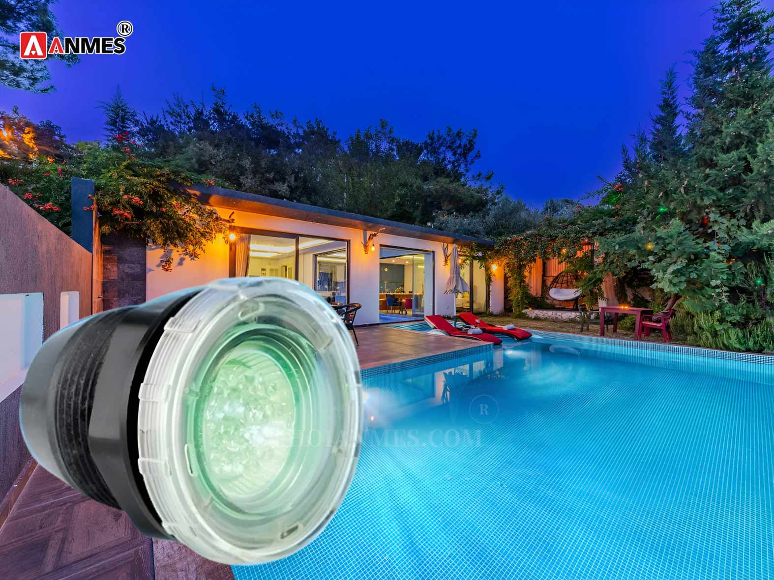 Hướng dẫn lắp đặt đèn led bể bơi Emaux P50