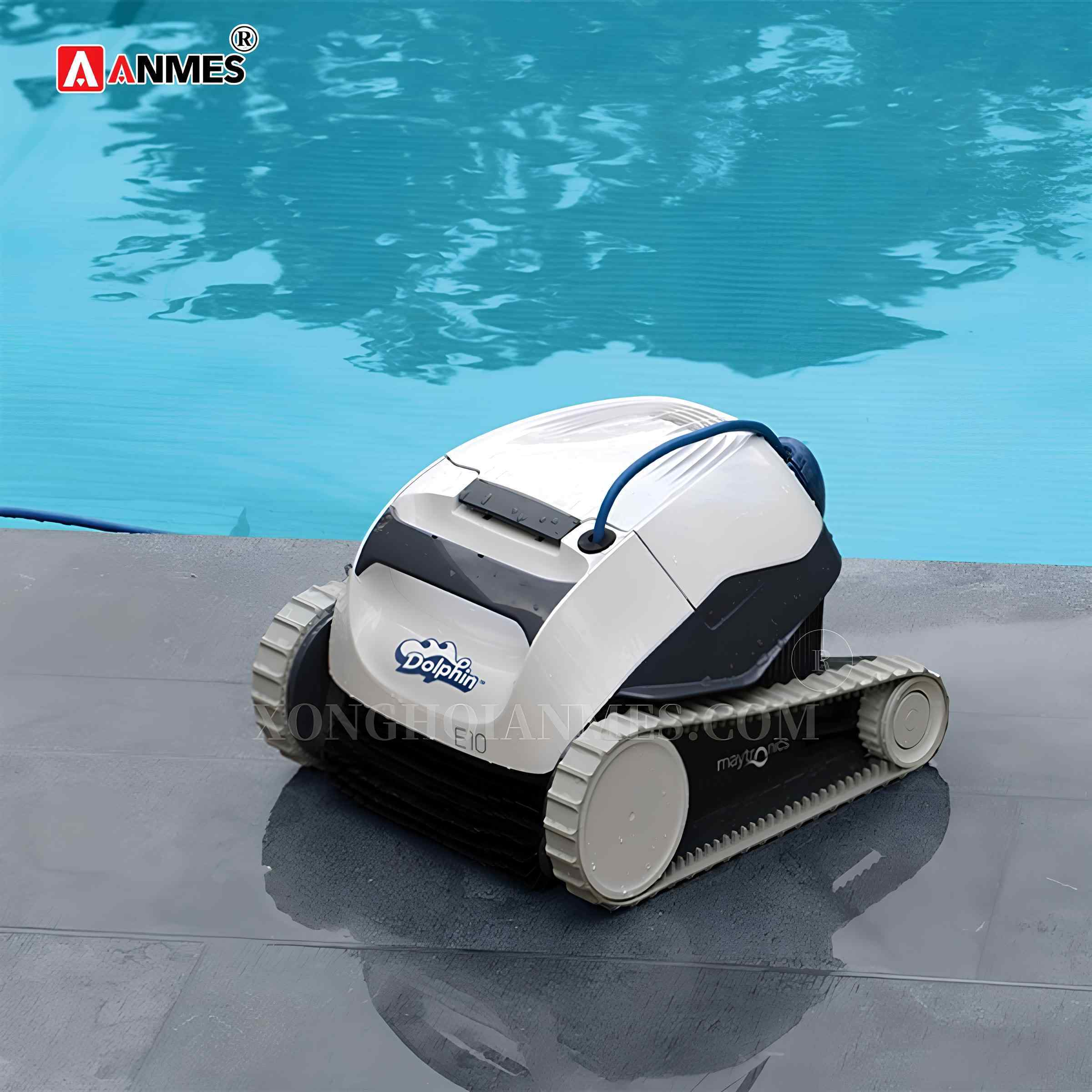 Review robot vệ sinh bể bơi Dolphin E10