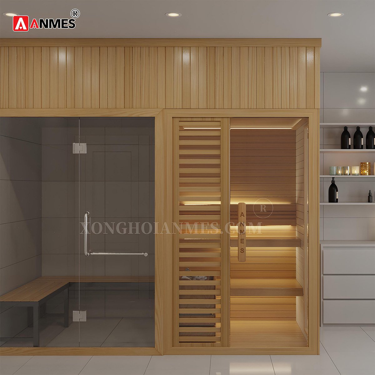 Chi phí lắp đặt phòng xông hơi khô và ướt tại nhà
