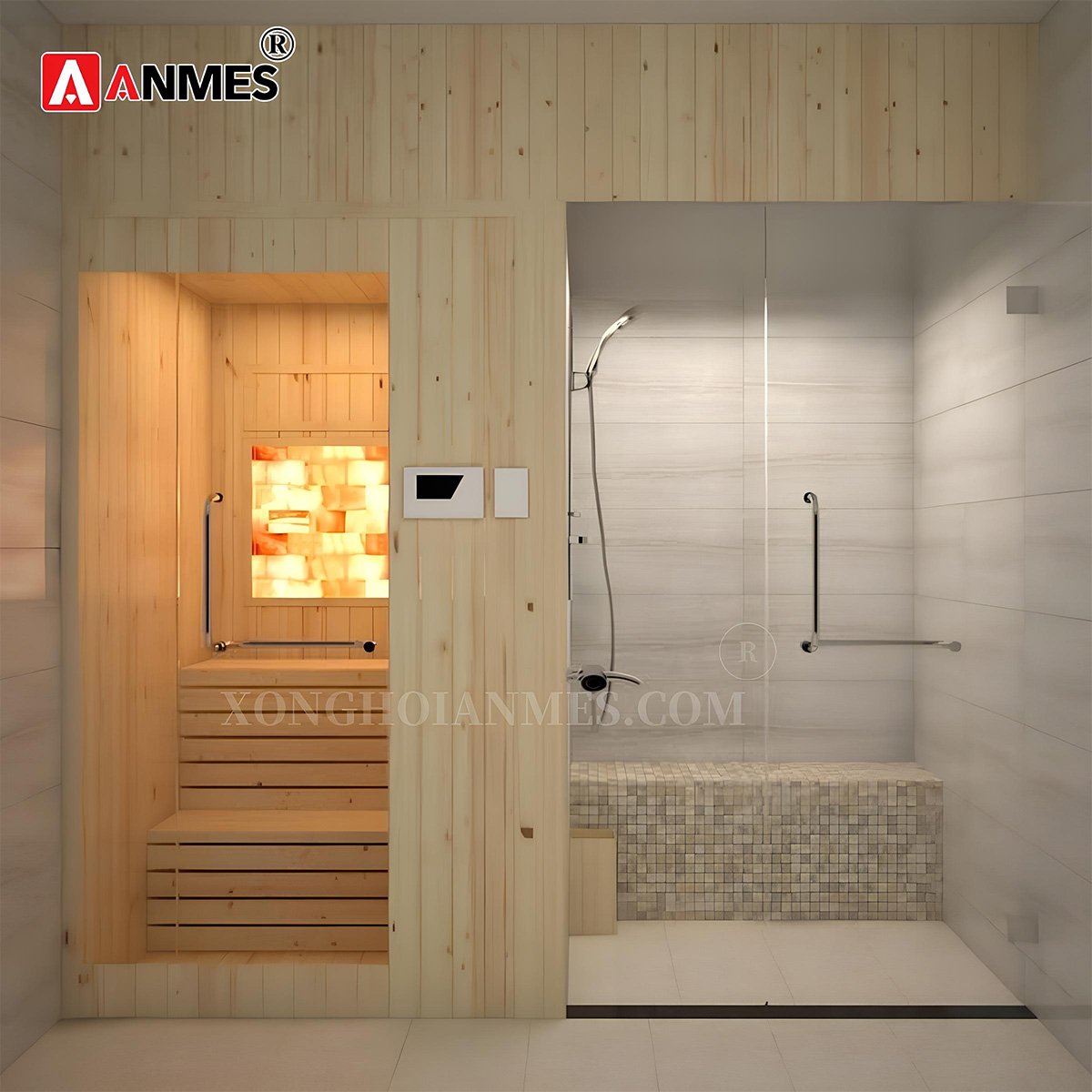 Lưu ý khi lắp đặt phòng xông hơi đá muối