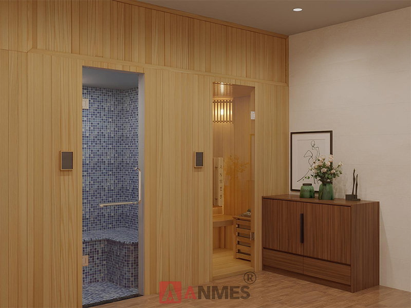 Anmes - Đơn vị chuyên thiết kế, thi công phòng xông hơi cho Spa, khách sạn, resort, homestay