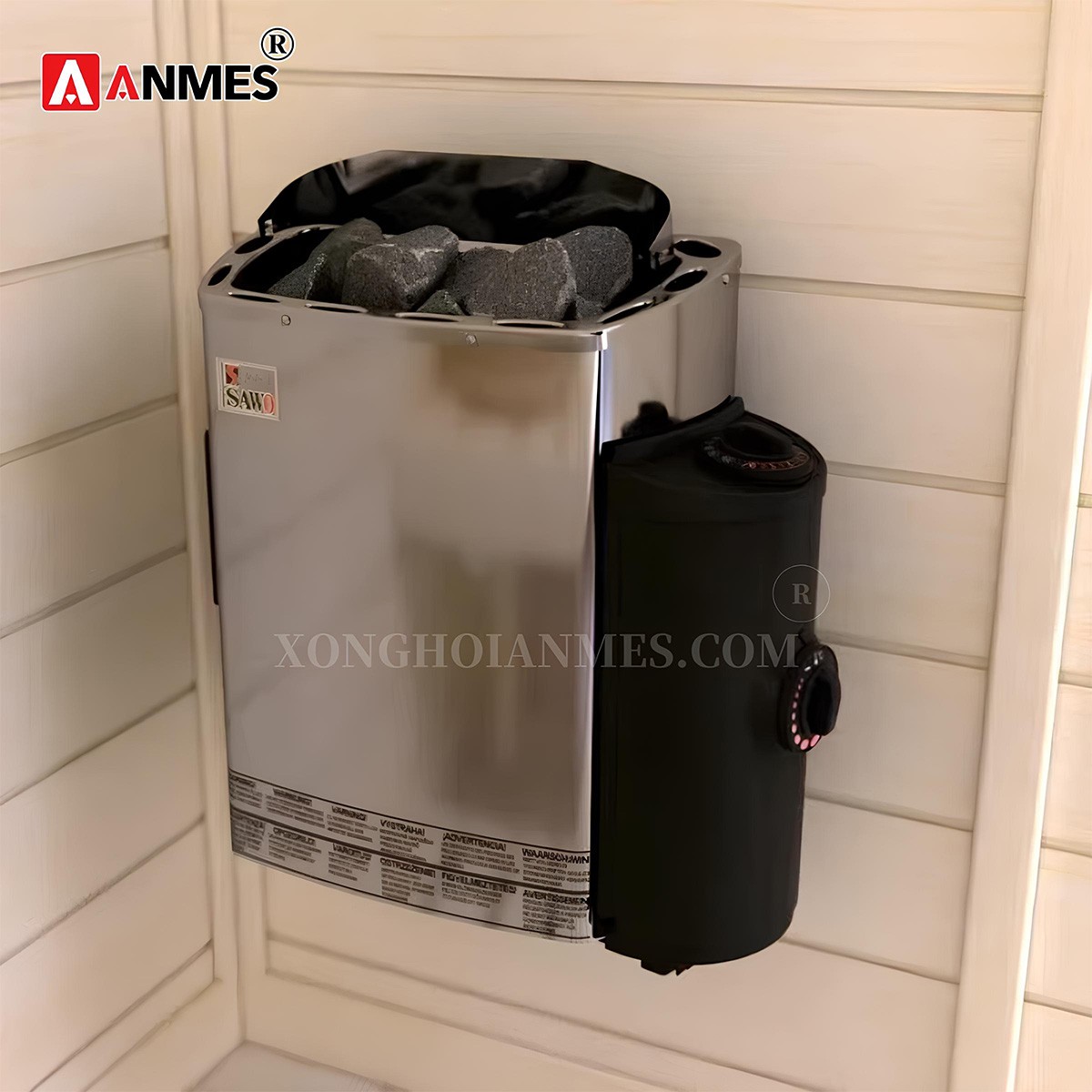 Núm điều khiển cơ học của máy xông khô Sawo Scandia Mini

